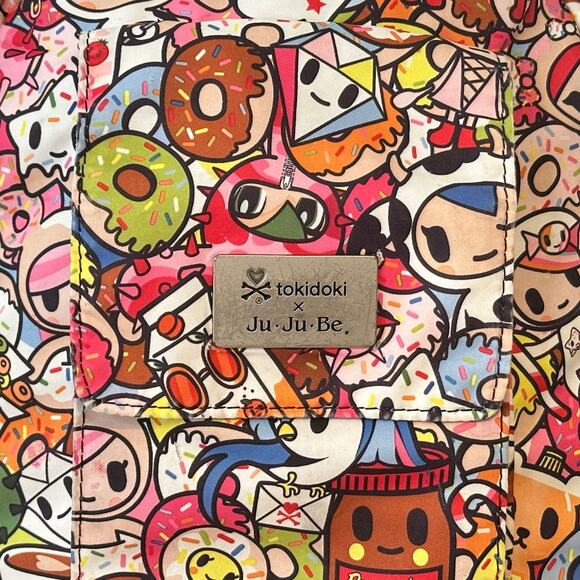Ju-Ju-Be x Tokidoki MiniBe Mini Backpack w 2 Charms Rare Tokipops Print *Read main image 16